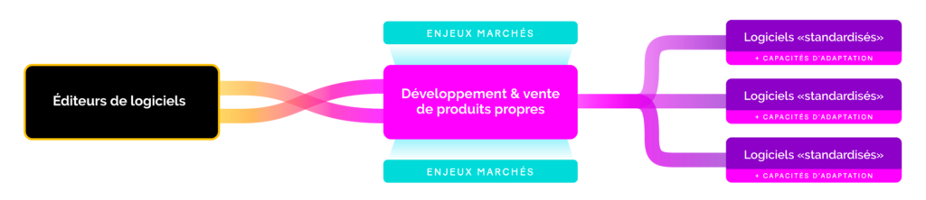 Editeurs de logiciels infographie article