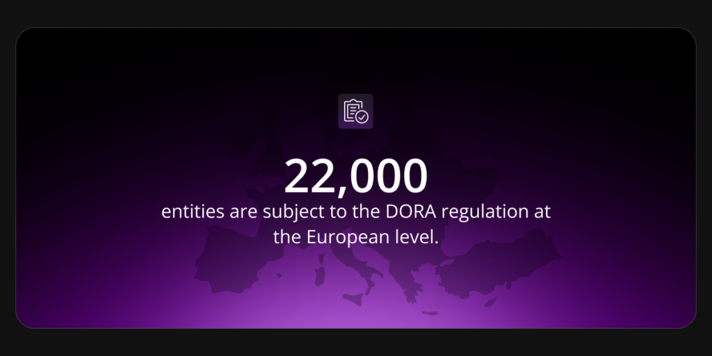 DORA regulations apply to nearly 22,000 organizations across Europe.